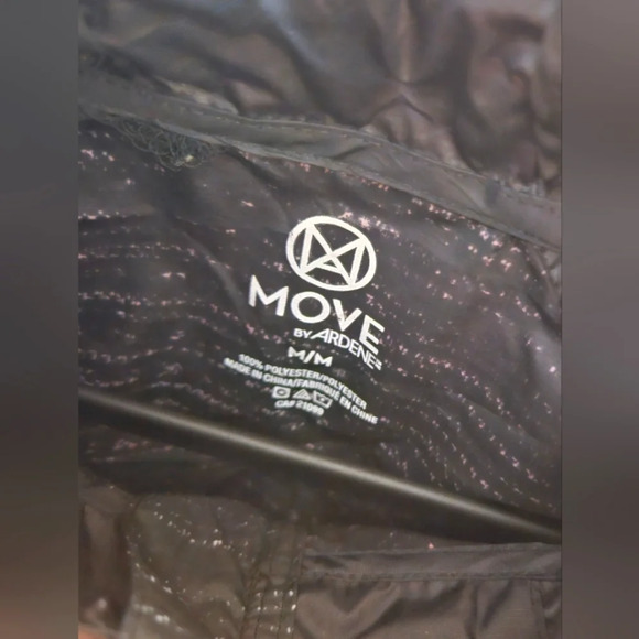 Move by Ardene Reflective Stripe Zip-Up Windbreaker NWOT - Picture 2 of 6